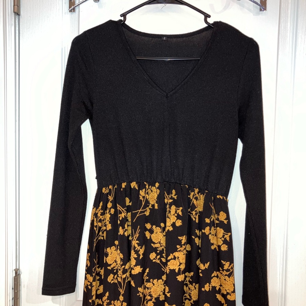Long sleeve fall dress